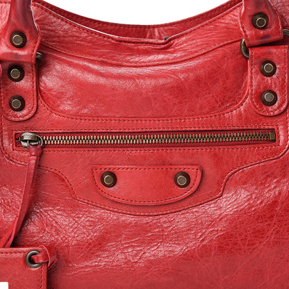 Balenciaga Agneau Classic Hardware City Rouge Coquelicot 11 of 12