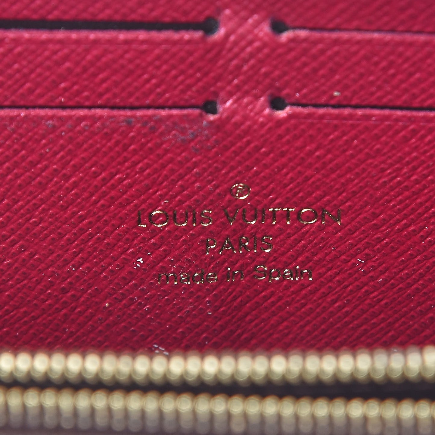 Monogram Clemence Wallet Fuchsia