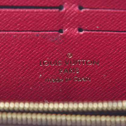 Louis Vuitton Monogram Clemence Wallet Fuchsia 6 of 6