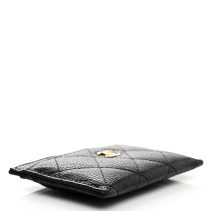 Chanel Caviar Quilted Card Holder Black 4 of 9
