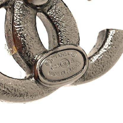 Chanel Ruthenium Crystal CC Earrings Multicolor 4 of 5