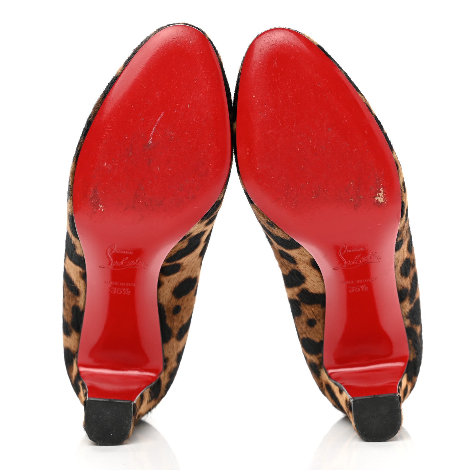 Christian Louboutin Pony Hair Luxor Mistica 60 Pumps 36.5 Leopard 6 of 9