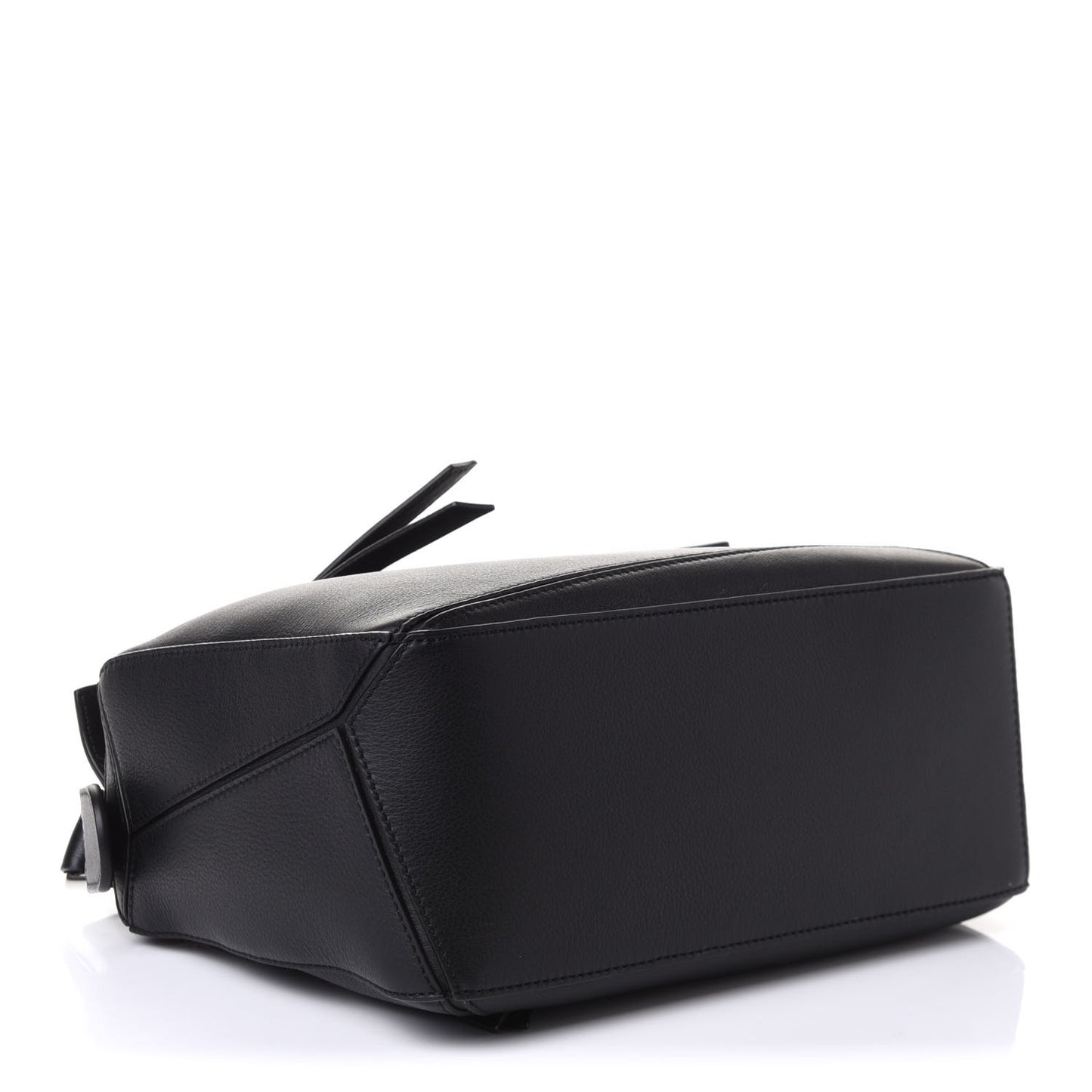Calfskin Small Puzzle Bag Black