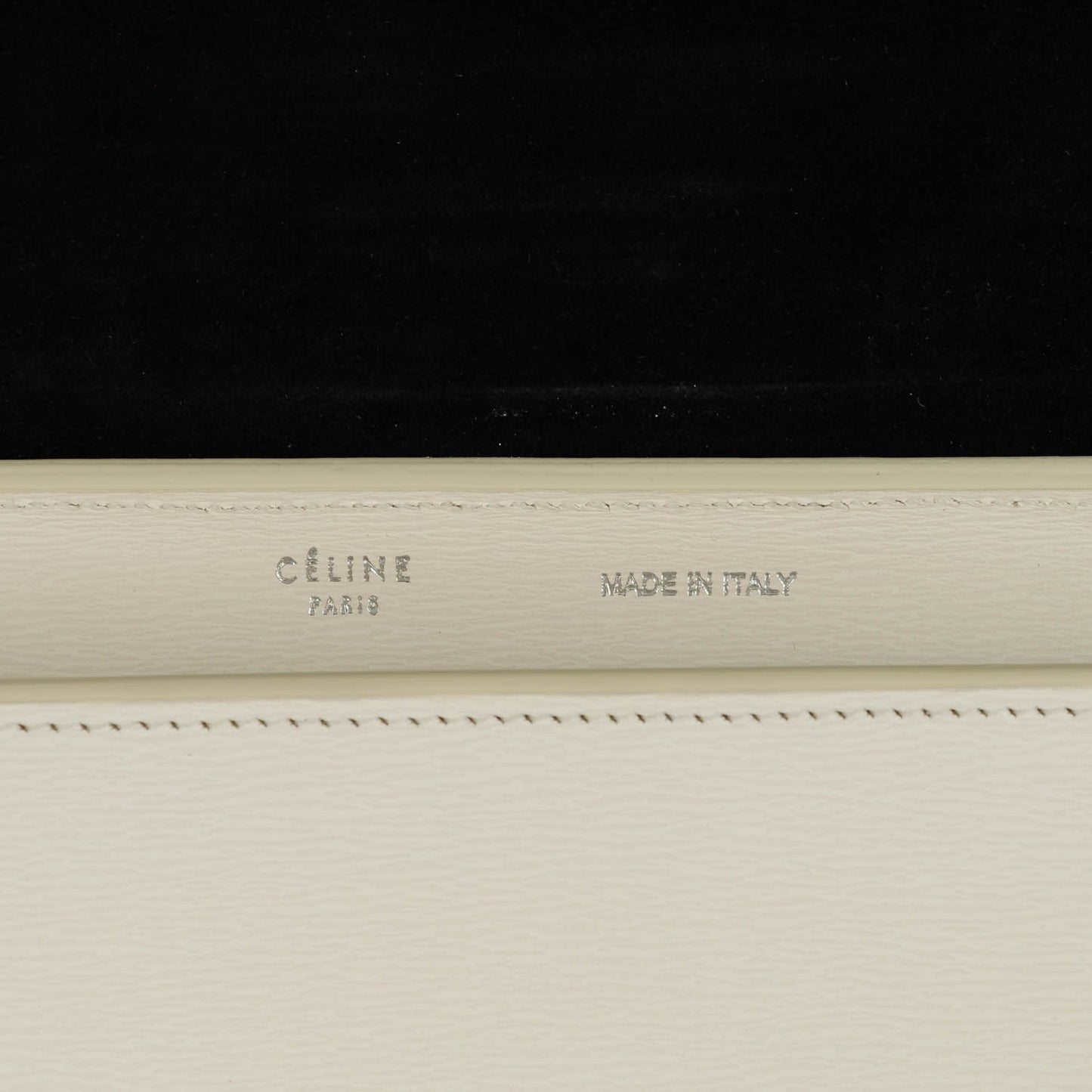 Liege Calfskin Small Trapeze White