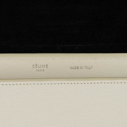 Celine Liege Calfskin Small Trapeze White 5 of 8