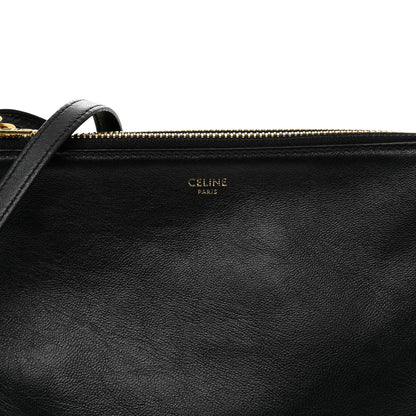 Celine Lambskin Small Trio Crossbody Bag Black 5 of 9