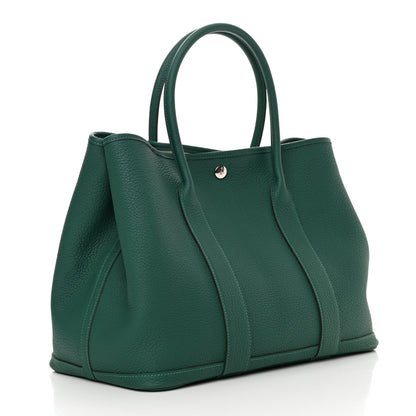 Hermes Negonda Garden Party Tote 36 MM Malachite 3 of 10