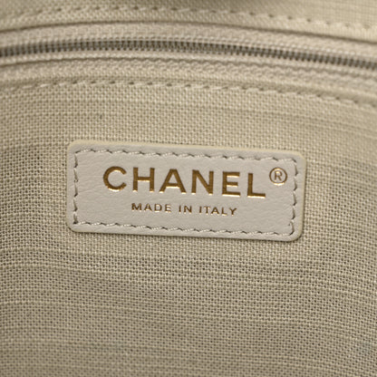 Chanel Mixed Fibers Small Deauville Tote Black 7 of 12