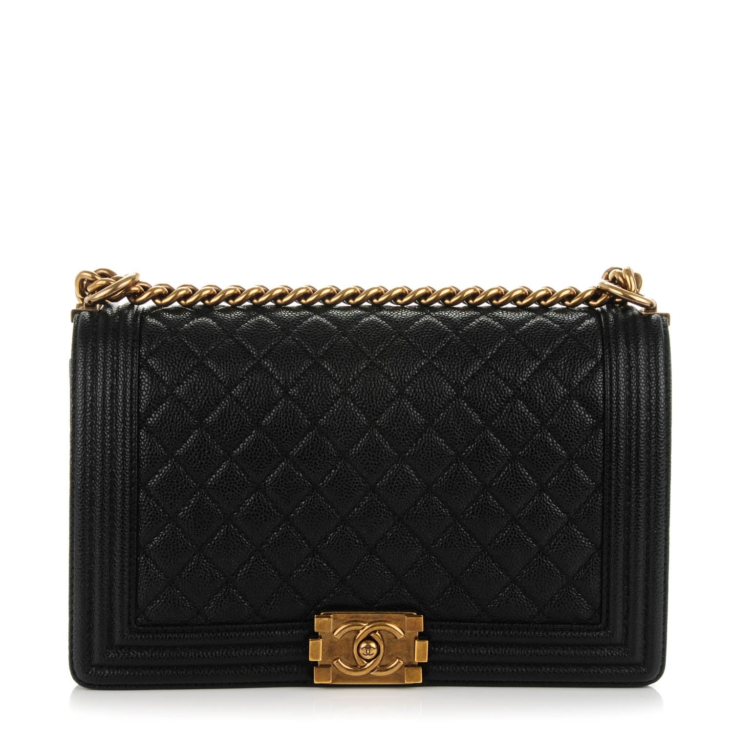 Chanel Caviar Quilted New Medium Boy Flap Black 1 of 7