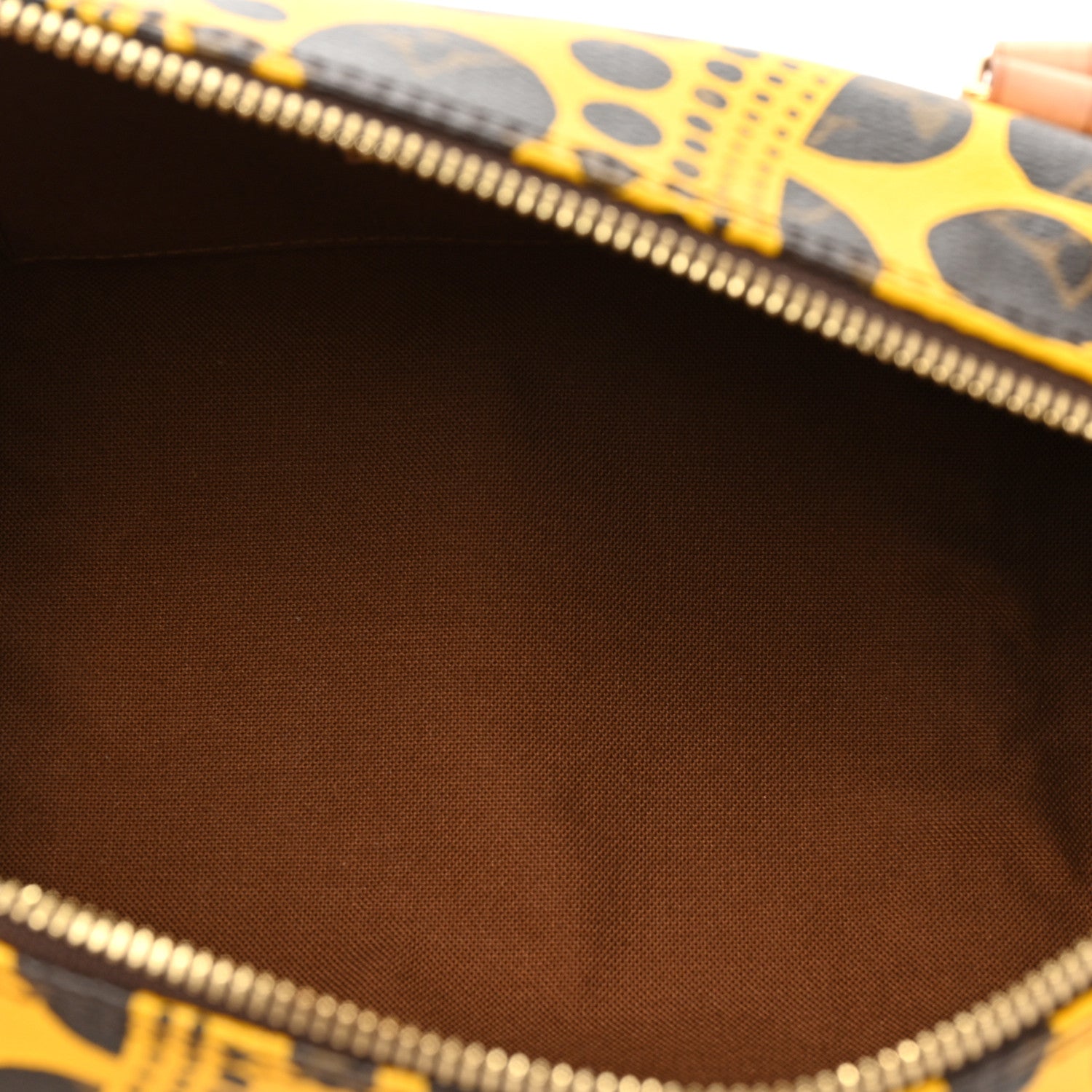 Louis Vuitton Monogram Kusama Pumpkin Dots Papillon 30 Yellow 5 of 10