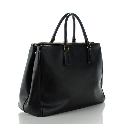 Prada Saffiano Large Galleria Double Zip Tote Black 3 of 13