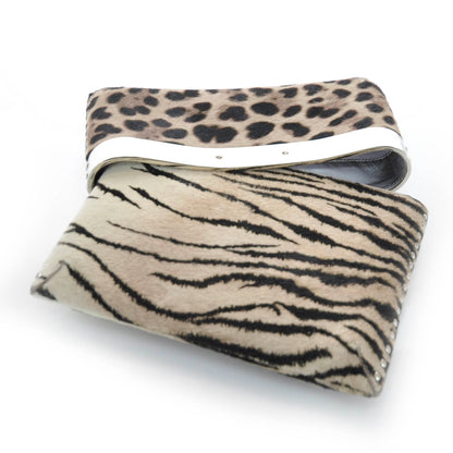 Jimmy Choo Calf Hair Leopard Print Daphne Clutch 5 of 7