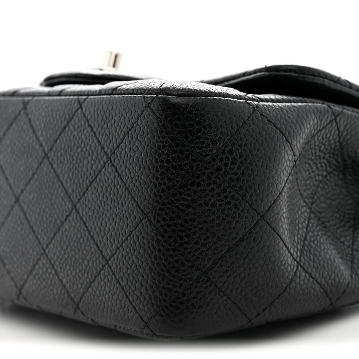 Chanel Caviar Quilted Mini Square Flap Black 10 of 11