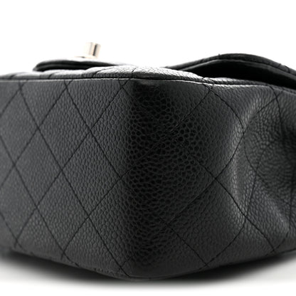 Chanel Caviar Quilted Mini Square Flap Black 10 of 11