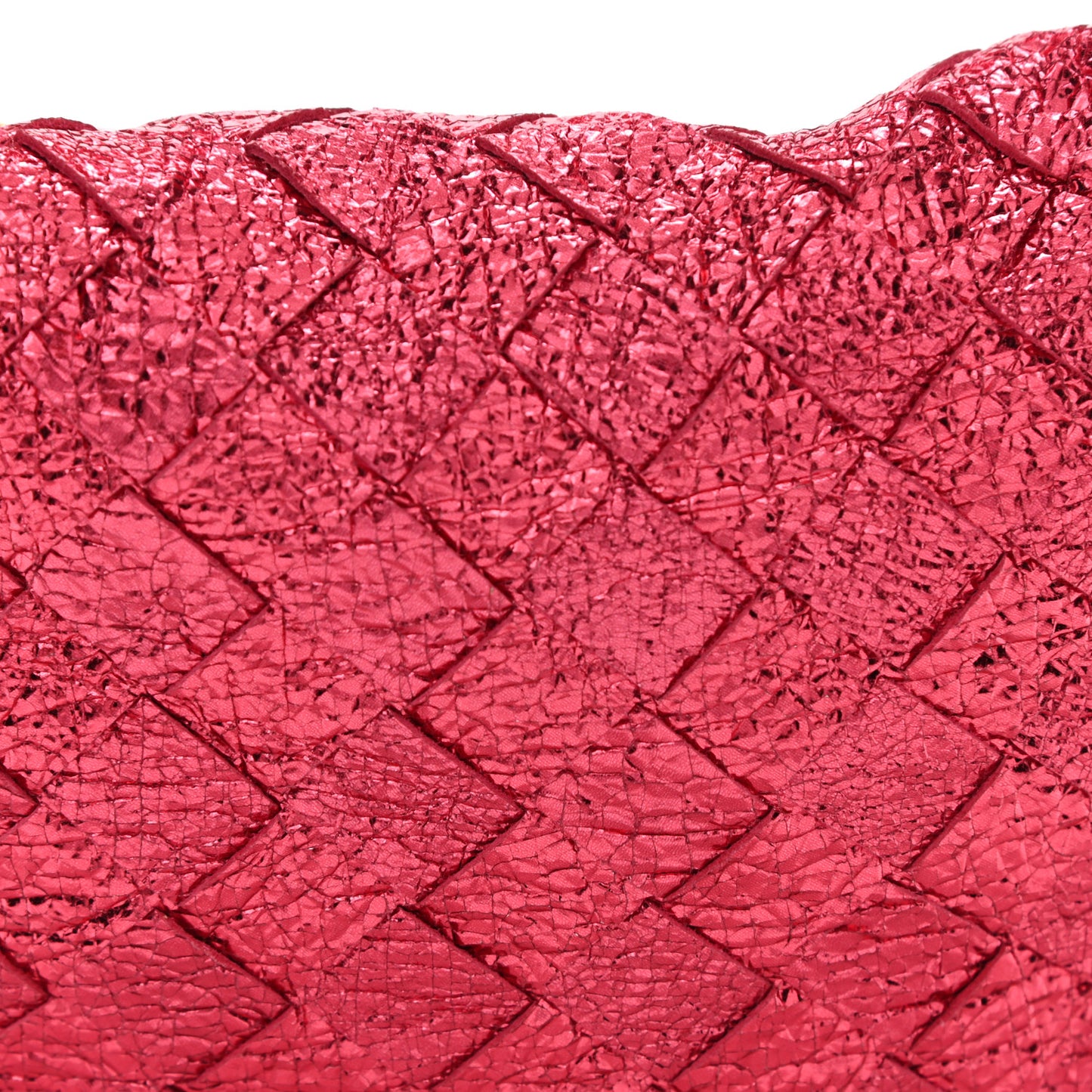 Metallic Nappa Intrecciato Mini Jodie Lollipop