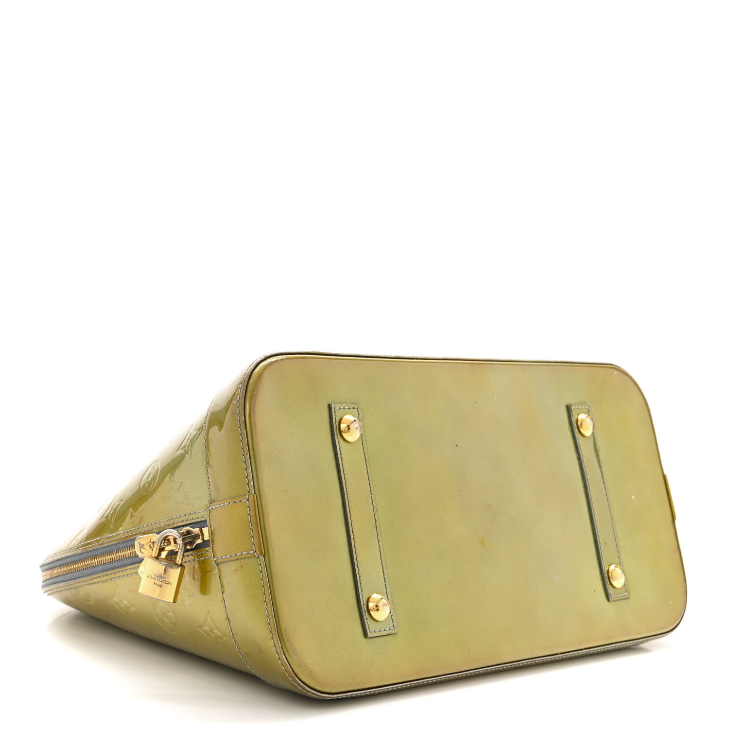 Louis Vuitton Vernis Alma GM Gris Art Deco 4 of 11