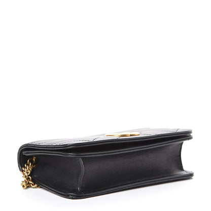 Gucci Calfskin Matelasse GG Marmont Mini Bag Black 3 of 14