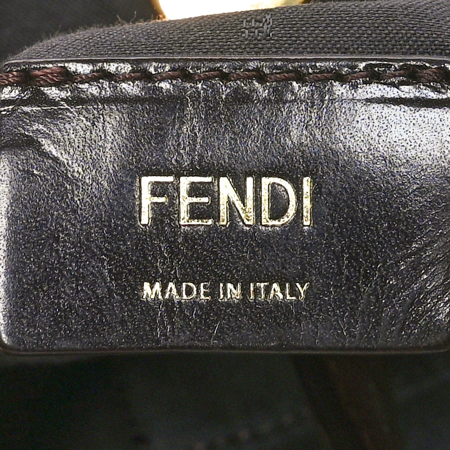 Fendi Zucca Vitello Artic Small Hobo Tobacco Castagna 6 of 10