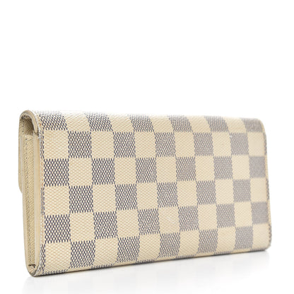 Louis Vuitton Damier Azur Emilie Wallet 3 of 12