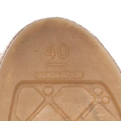 Chanel Lambskin CC Espadrilles 40 Black 6 of 7