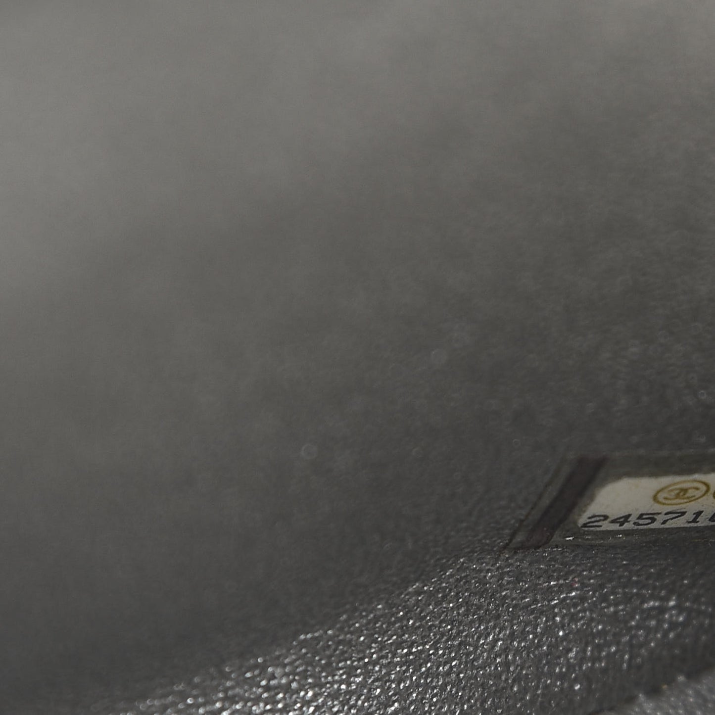 Lambskin Quilted Mini Rectangular Flap Grey