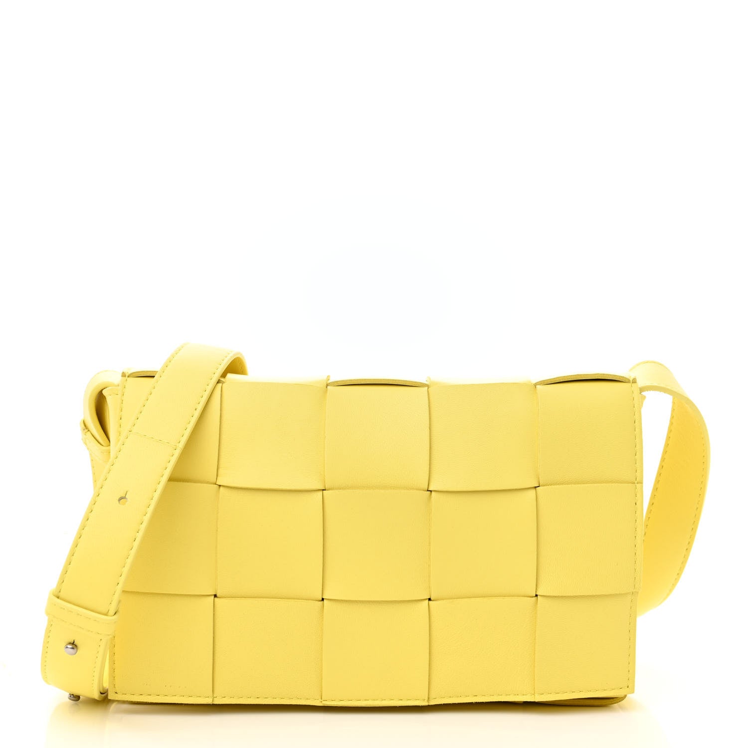 Bottega Veneta Nappa Maxi Intreccio Cassette Bag Lemonade 1 of 11