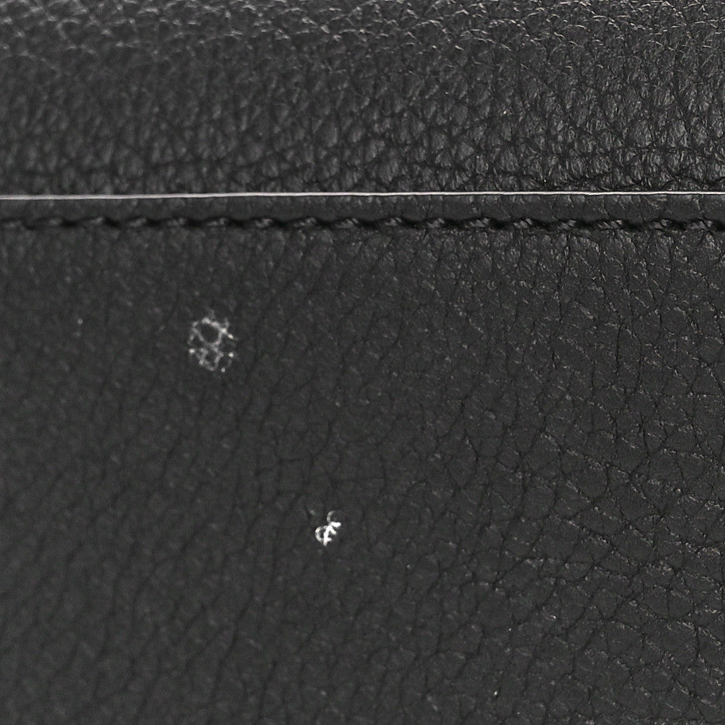 Calfskin Lock & Go Tote Black