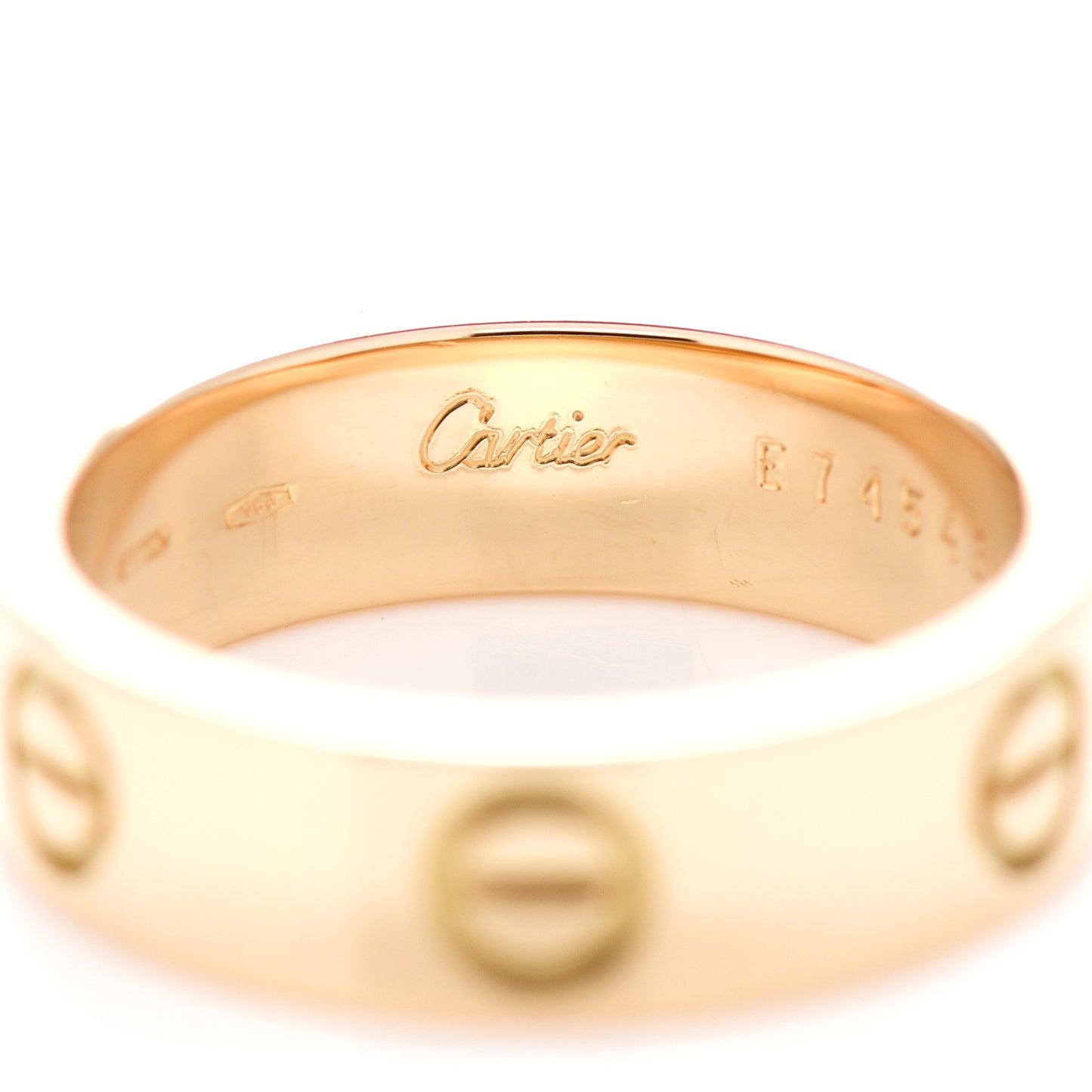 18K Yellow Gold 5.5mm LOVE Ring 57 8