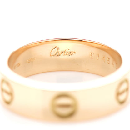 Cartier 18K Yellow Gold 5.5mm LOVE Ring 57 8 4 of 6
