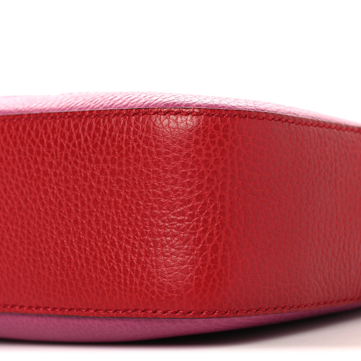 Gucci Dollar Calfskin Bi-Color Small Soho Disco Bag New Rosette Hibiscus Red 10 of 10