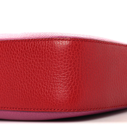 Gucci Dollar Calfskin Bi-Color Small Soho Disco Bag New Rosette Hibiscus Red 10 of 10