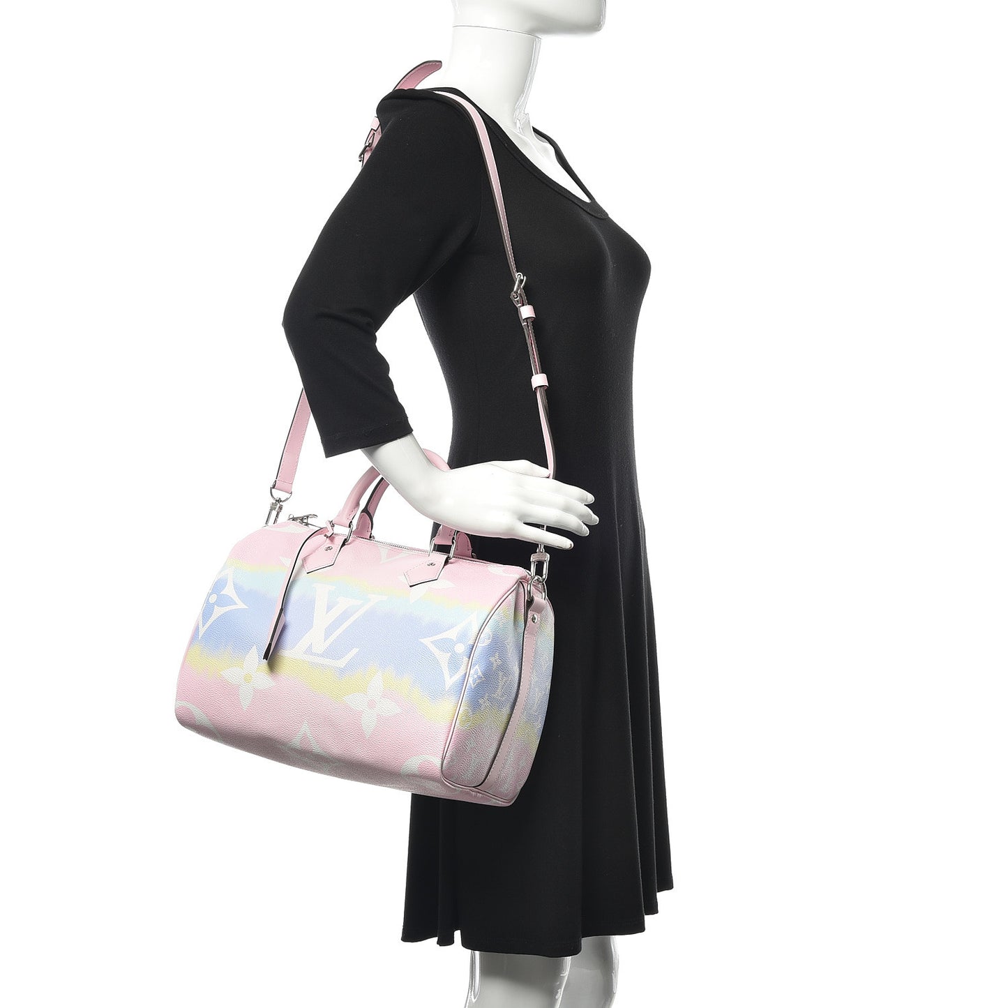 Monogram Escale Speedy Bandouliere 30 Pastel