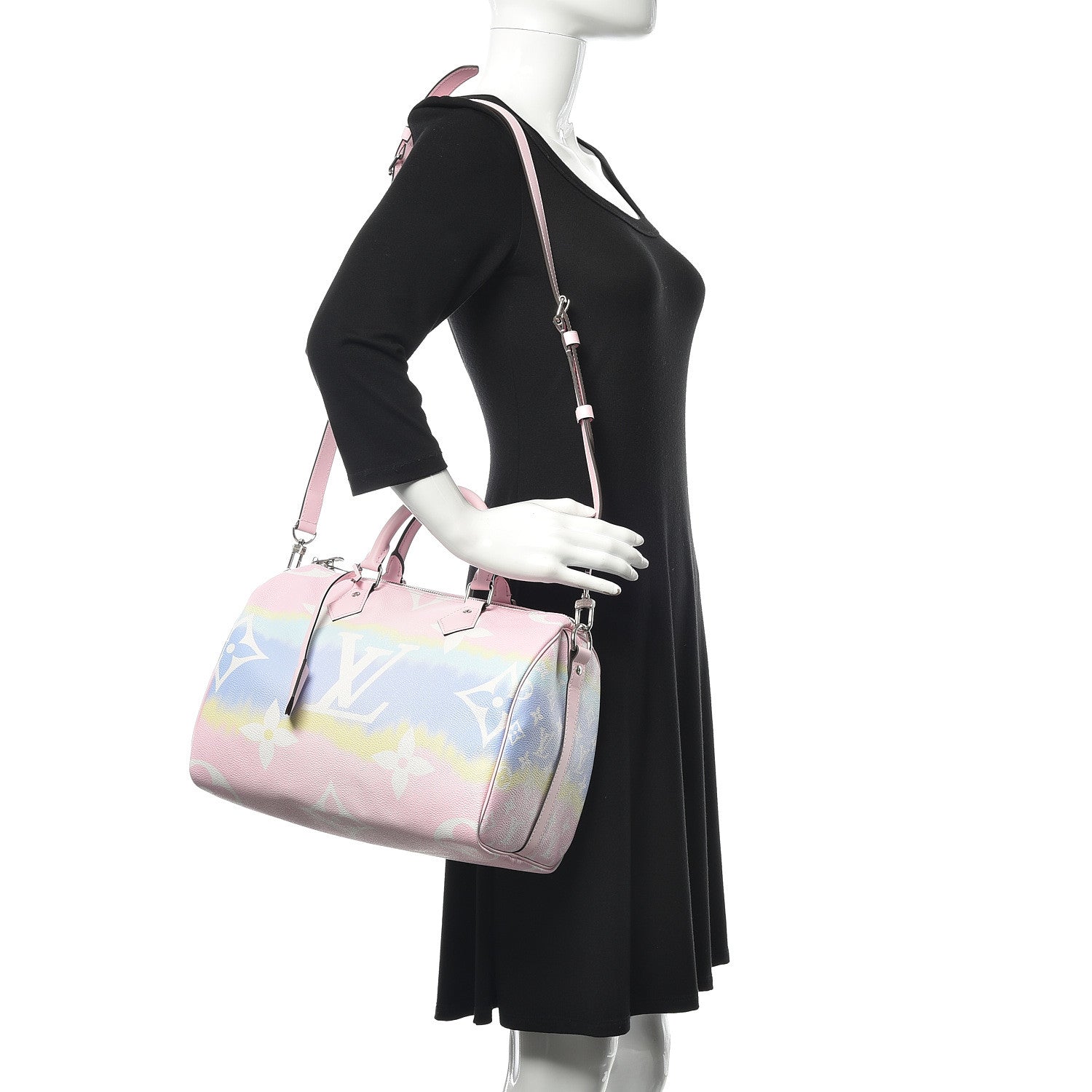Louis Vuitton Monogram Escale Speedy Bandouliere 30 Pastel 2 of 11
