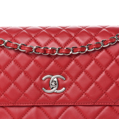 Chanel Calfskin Quilted In The Business Flap Red 12 of 13