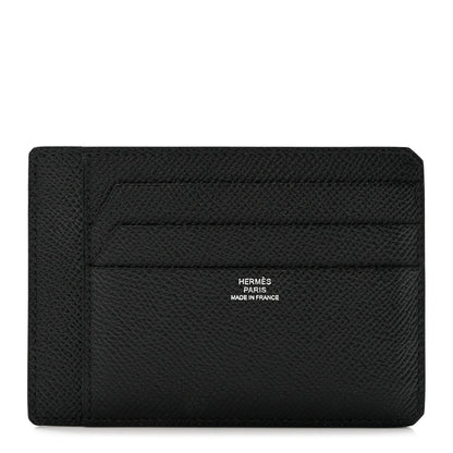 Hermes Epsom City 8CC Card Holder Black 1 of 7