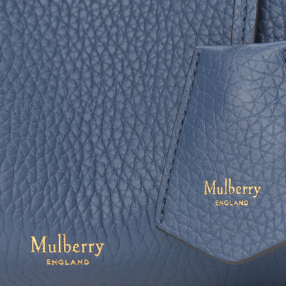 Mulberry Heavy Grain Small Iris Tote Pale Navy 6 of 9