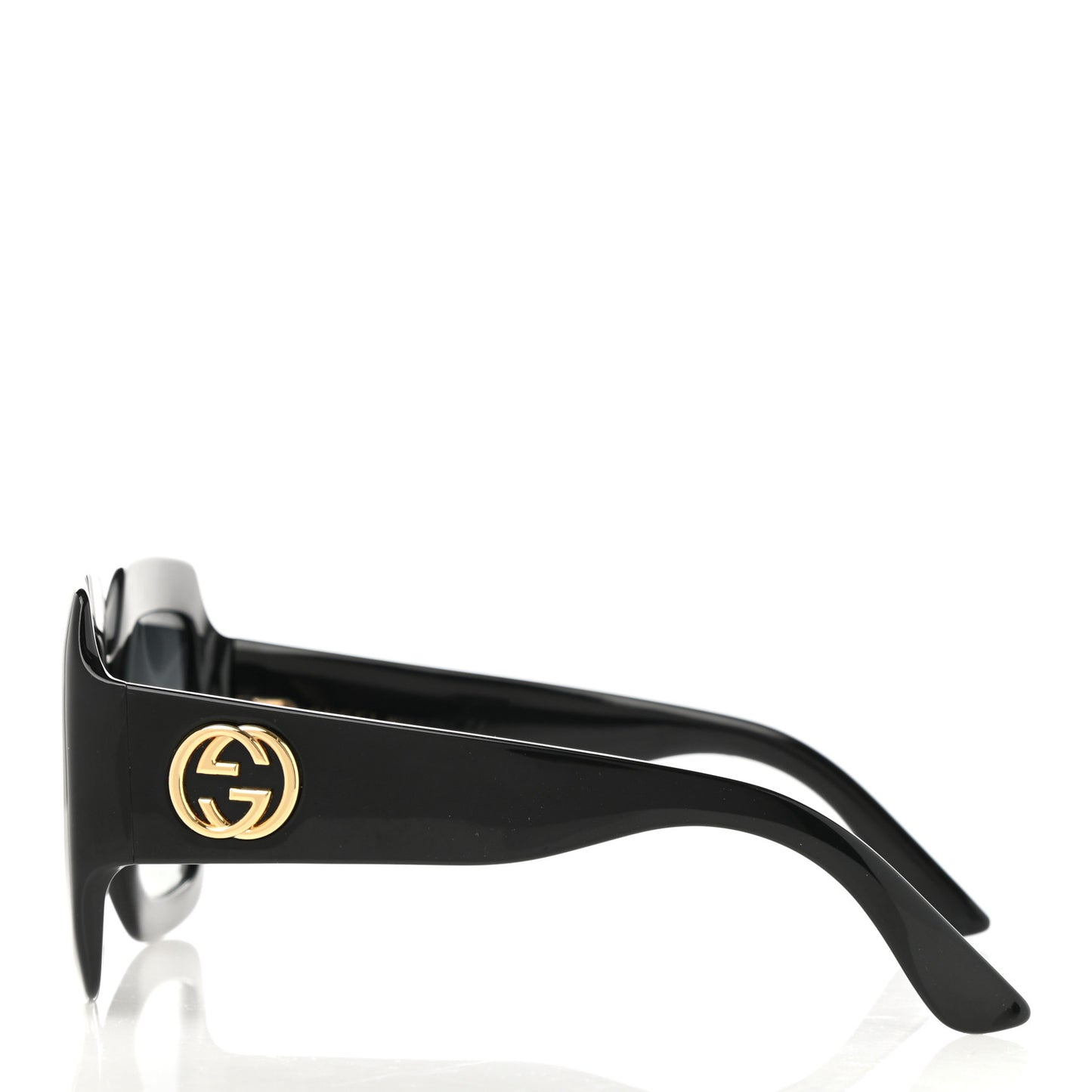 Acetate Square Frame Sunglasses GG0053S Black