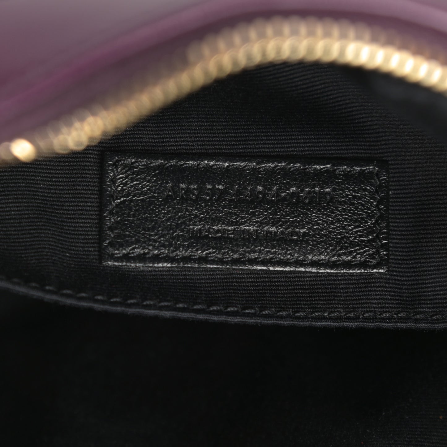 Calfskin Matelasse Monogram Lou Camera Bag Purple
