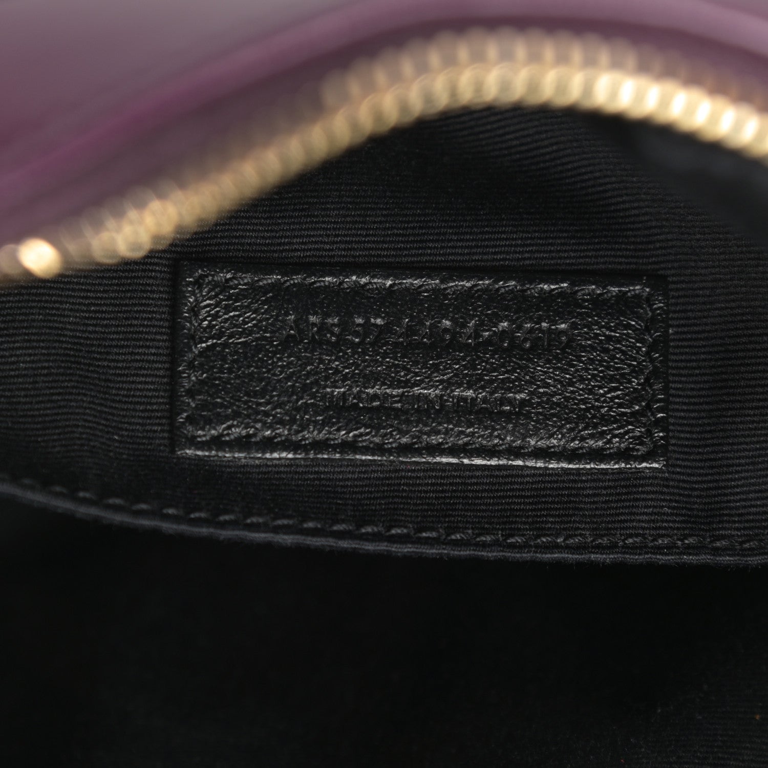 Saint Laurent Calfskin Matelasse Monogram Lou Camera Bag Purple 7 of 12