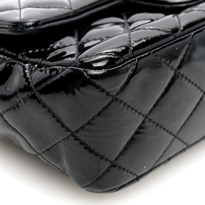 Chanel Patent Calfskin Quilted Mini Rectangular Flap Black 9 of 10