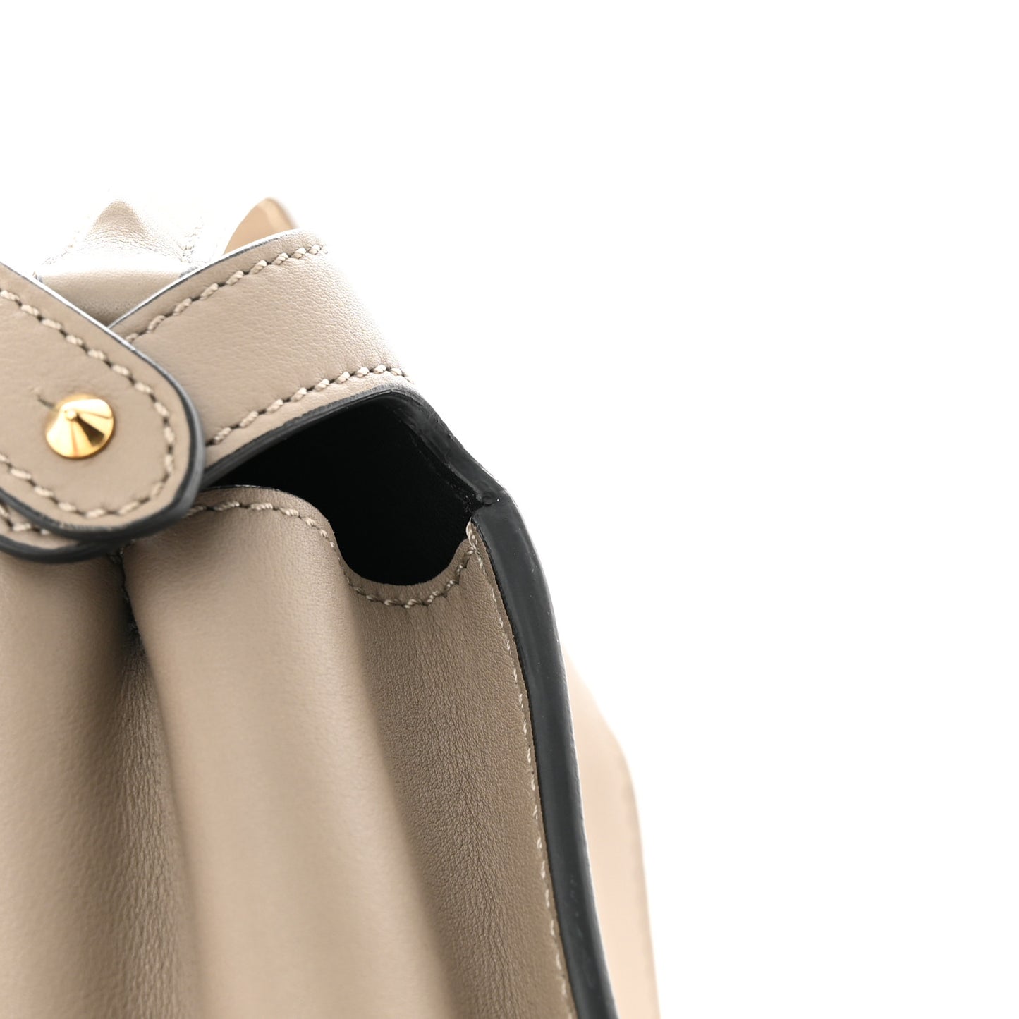 Vitello Tahiti Burro Medium Peekaboo Iconic Essentially Satchel Tortora Black