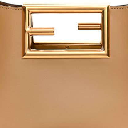 Fendi Vitello King Small Fendi Way Tote Miele Scuro 7 of 9