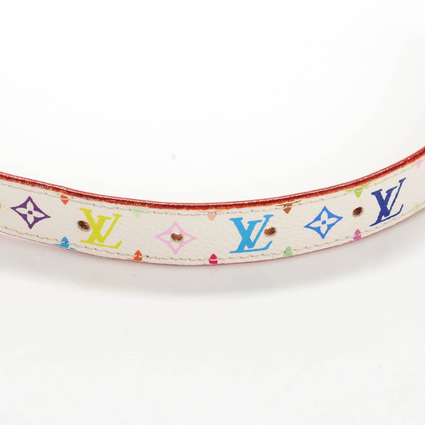 Monogram Multicolor Belt 90 36 White