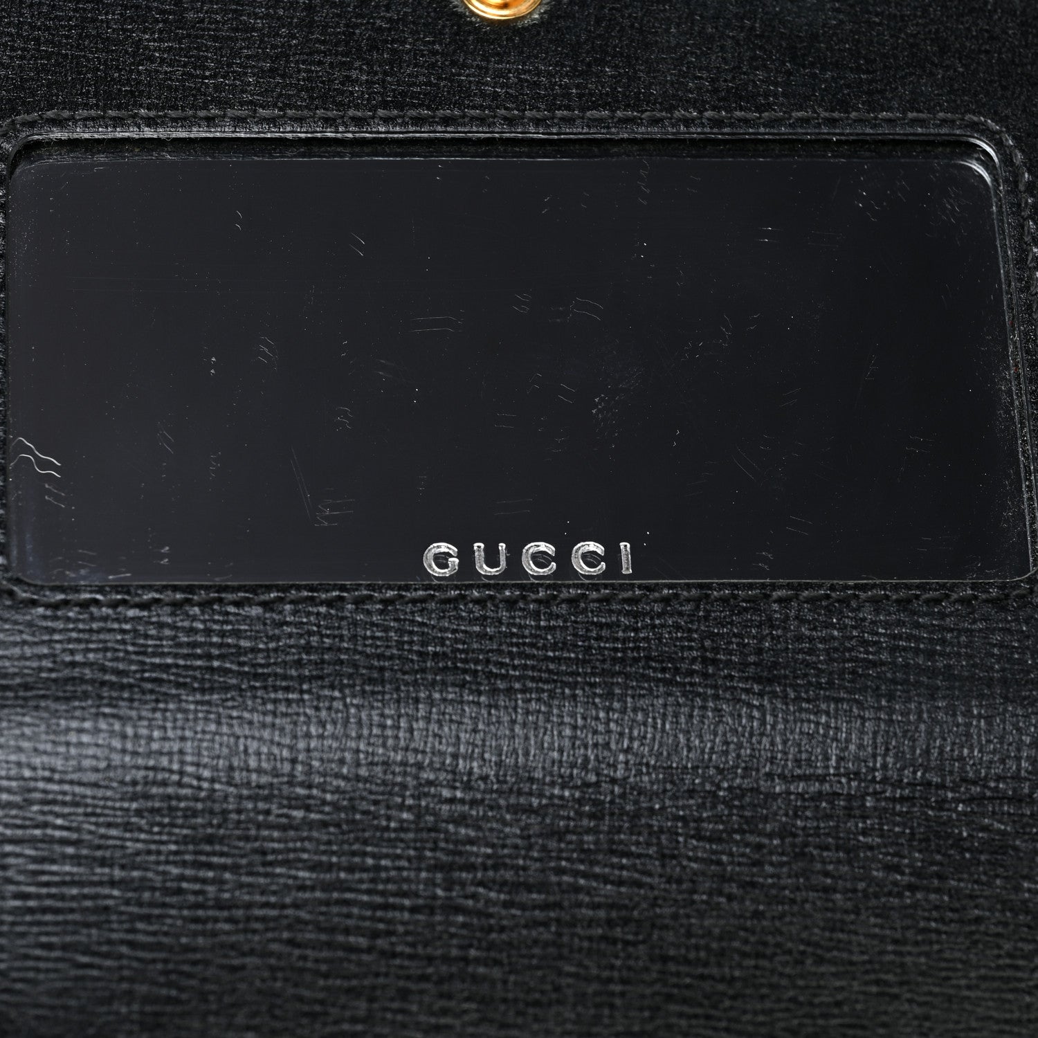 Gucci Azalea Calfskin Marina Chain Wallet Black 12 of 16