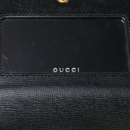 Gucci Azalea Calfskin Marina Chain Wallet Black 12 of 16