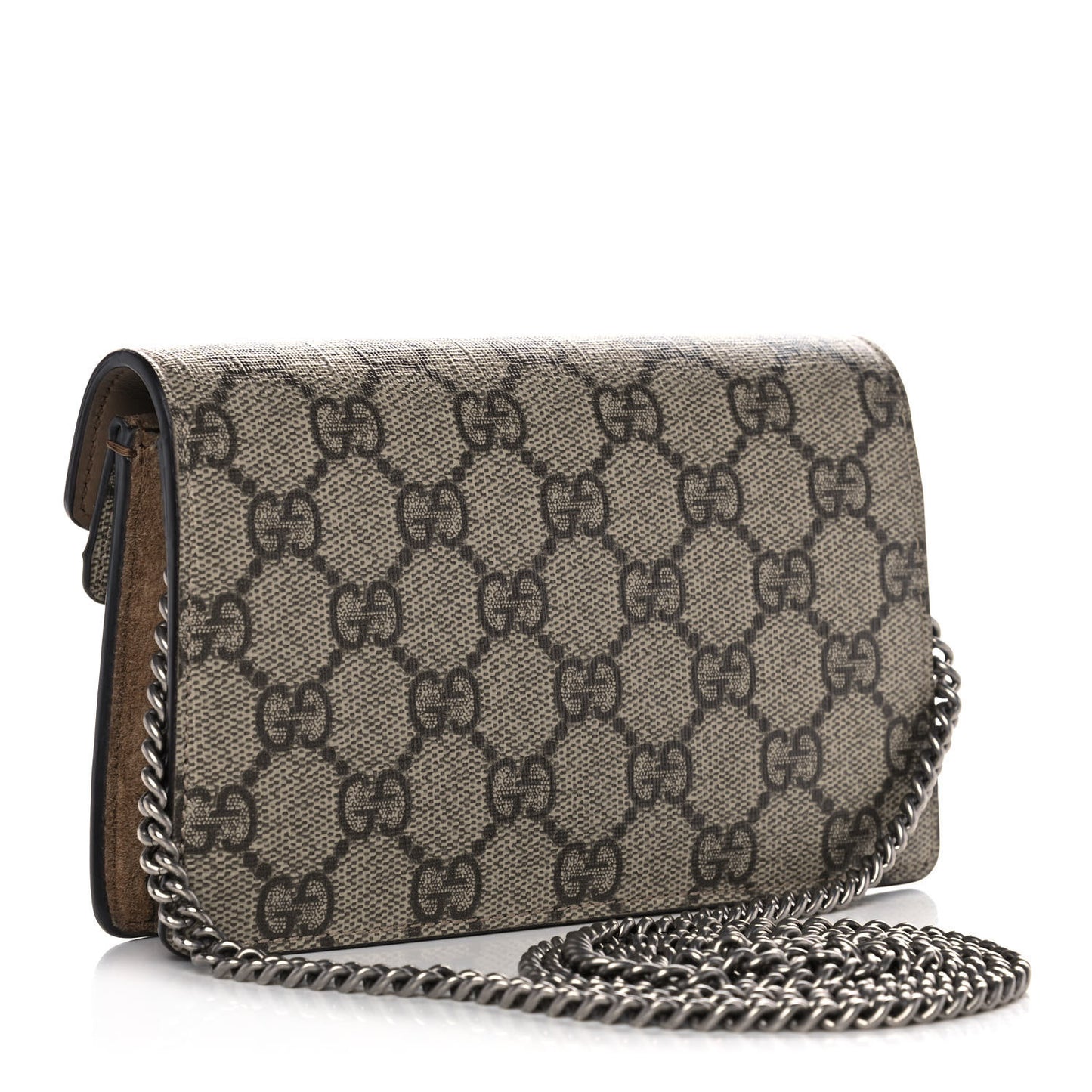 GG Supreme Monogram Super Mini Dionysus Shoulder Bag Taupe
