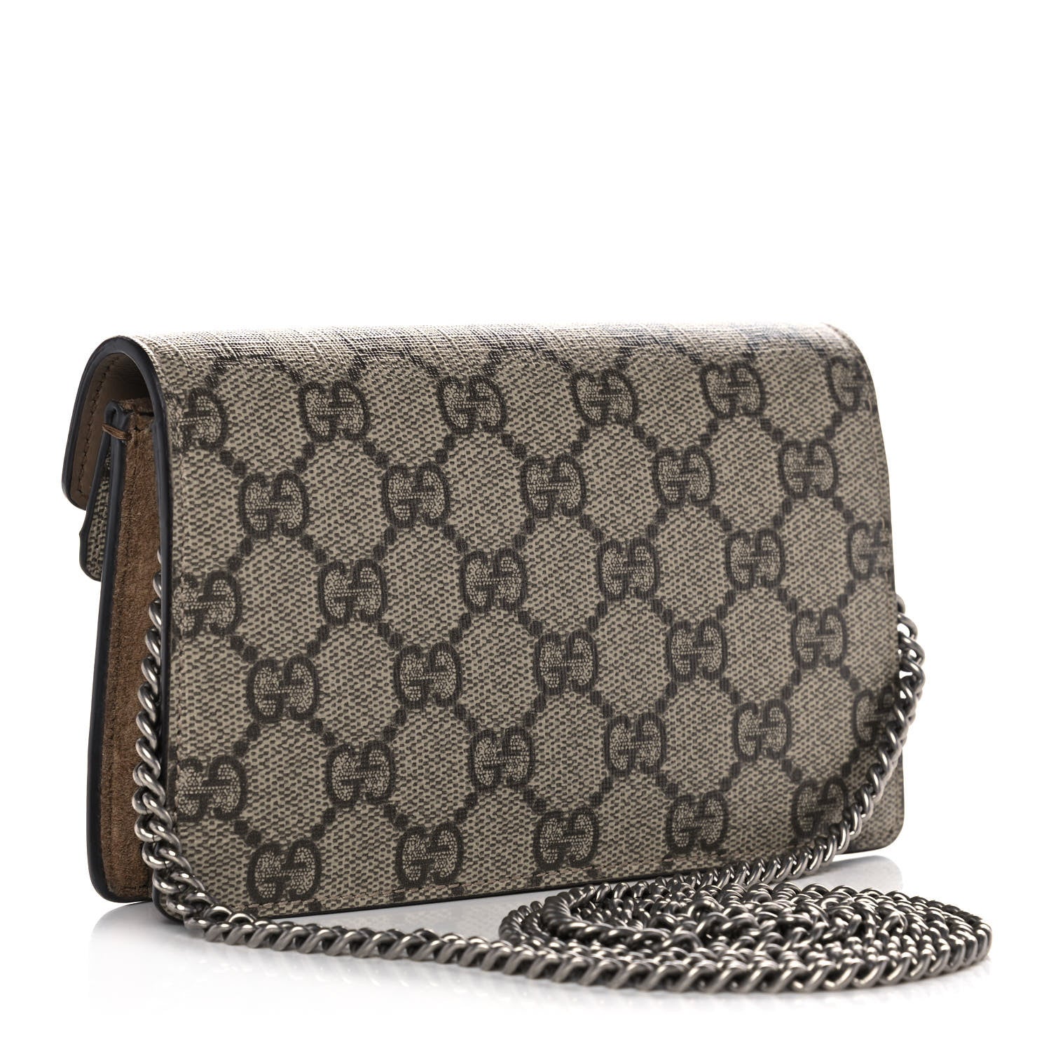 Gucci GG Supreme Monogram Super Mini Dionysus Shoulder Bag Taupe 3 of 11