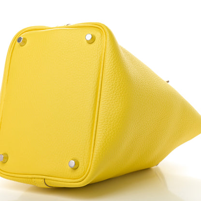 Hermes Taurillon Clemence Picotin Lock 18 PM Lime 10 of 12