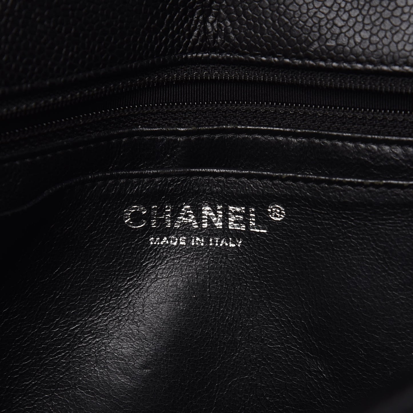 Caviar Quilted Jumbo Single Flap Black