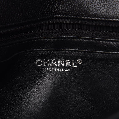 Chanel Caviar Quilted Jumbo Single Flap Black 7 of 14